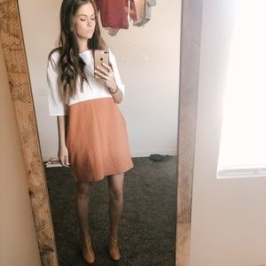mini color block dress